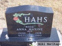 Anna Maxine "annie" Smith Hahs