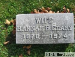 Hannah B. Bowman Geary