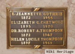 Elizabeth Jeannette Groot Guthrie