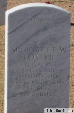 Margaret W Foster