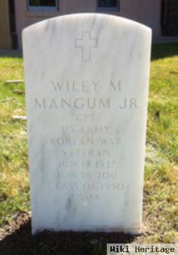 Capt Wiley Mark Mangum, Jr