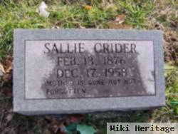 Sallie Pennington Crider