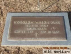 Woodrow Wilson "woody" Duke