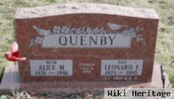 Leonard F "len" Quenby