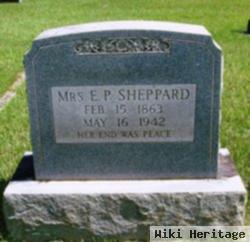 Mrs E P Sheppard