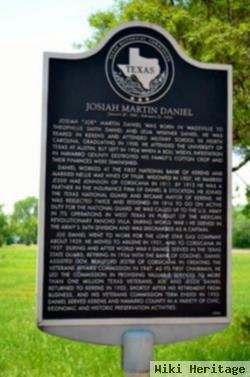 Josiah Martin "joe" Daniel, Sr