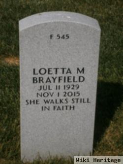 Loetta M Brayfield