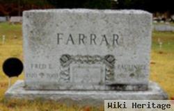 Fred E Farrar