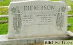 Gertrude M Critcher Dickerson