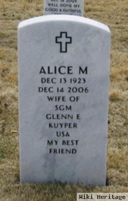 Alice M Kuyper