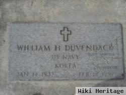 William H Duvendack