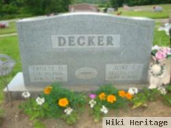 Ernest D Decker