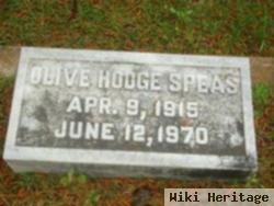 Olive Hodge Speas