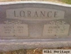 Nancy Ann "nannie" Winnett Lorance