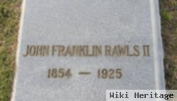 John Franklin Rawls, Ii