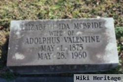 Elizabeth Ida Mcbride Valentine