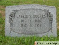 Carrie V Koontz