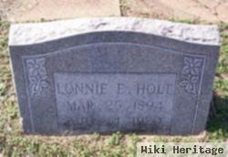 Lonnie E Holt