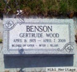 Gertrude Wood Benson