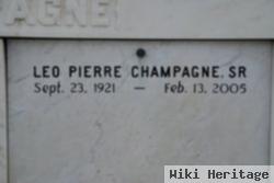 Leo Pierre Champagne, Sr