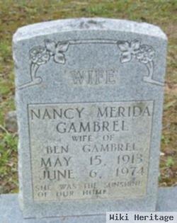 Nancy Merida Gambrel