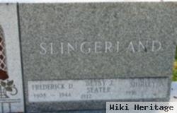 Frederick D Slingerland