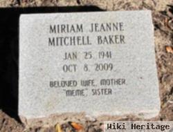 Miriam Jeanne Mitchell Baker