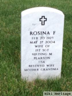 Rosina F Pearson