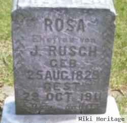 Rosie J "rosa" Hackbarch Rusch