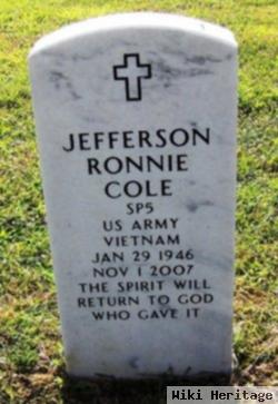 Sgt Jefferson Ronnie Cole