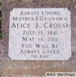 Alice J Crouse