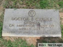 Doctor E Carlile