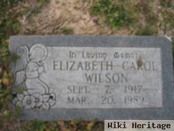 Elizabeth Carol Wilson