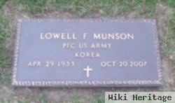 Lowell F Munson