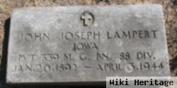 Pvt John Joseph Lampert