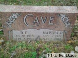 Martha D Cave