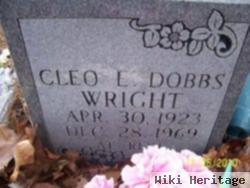 Cleo E. Dobbs Wright