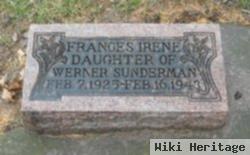 Frances Irene Sunderman