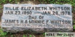 Willie Elizabeth Whitson