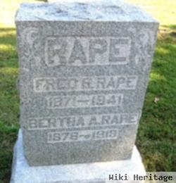 Bertha A Rape