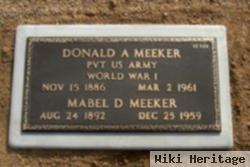 Mabel D Meeker