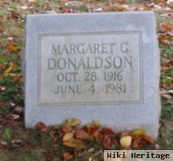 Margaret G Donaldson