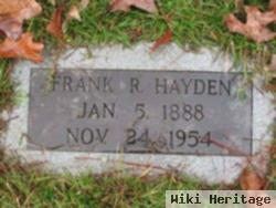 Frank R Hayden