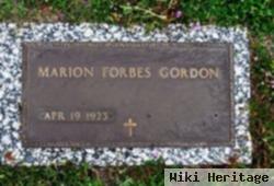 Marion Forbes Gordon