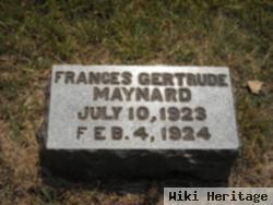 Frances Gertrude Maynard