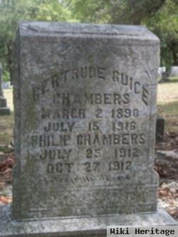 Gertrude I Guice Chambers