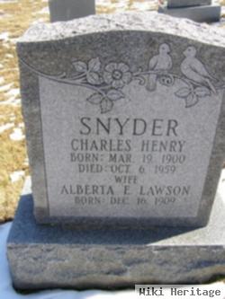 Charles Henry Snyder