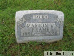 Marion William Frame