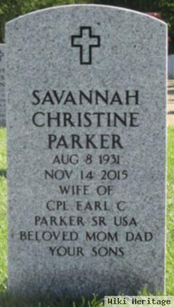 Savannah Christine Parker