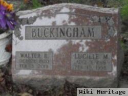 Walter R Buckingham